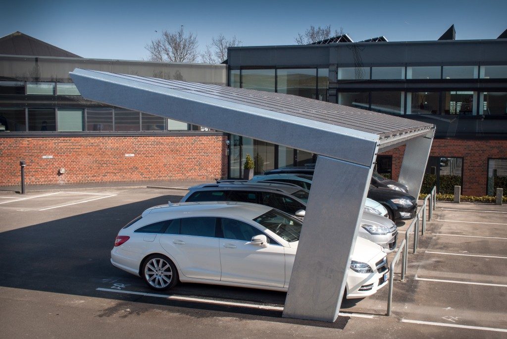 Solisco Solar Carport Charging Infrastructure